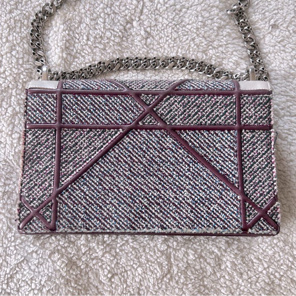 Dior Tweed Diorama Shoulder Bag w/ COA - Picture 3 of 16